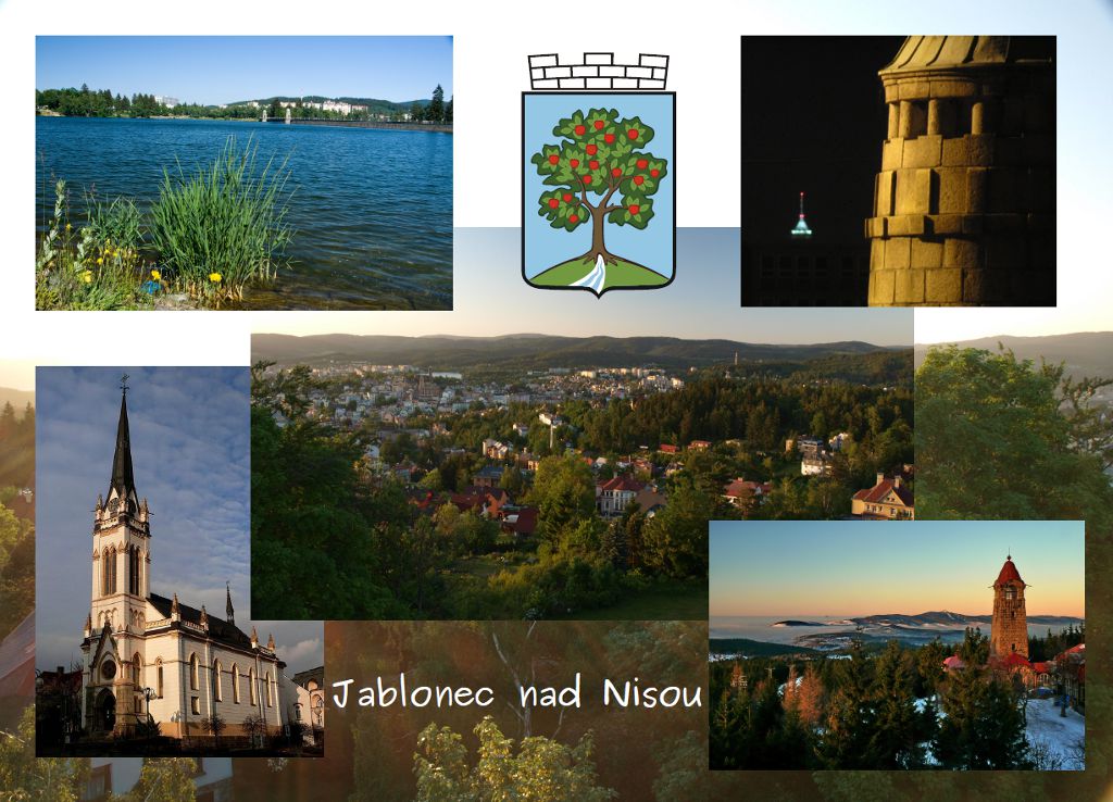 pohlednice s motivem města Jablonec nad Nisou